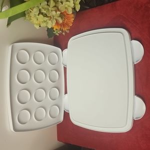 Wilton, Caddy Clear with Handle. Cake/Cupcakes Carier.